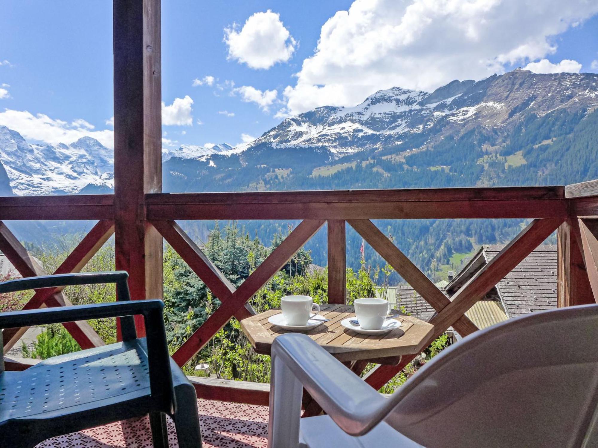 Apartment Rose Studio Y By Interhome Wengen Eksteriør billede