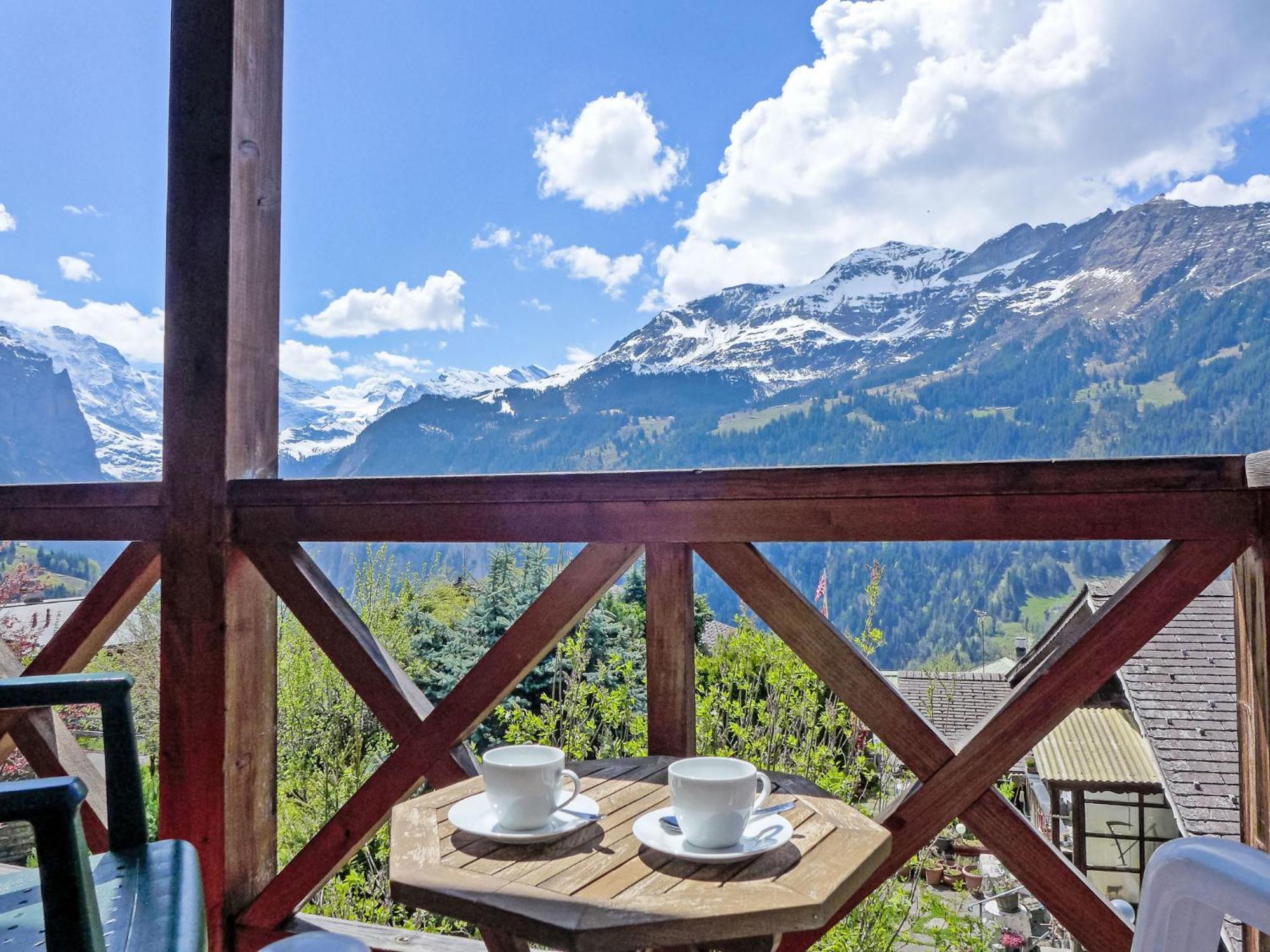 Apartment Rose Studio Y By Interhome Wengen Eksteriør billede